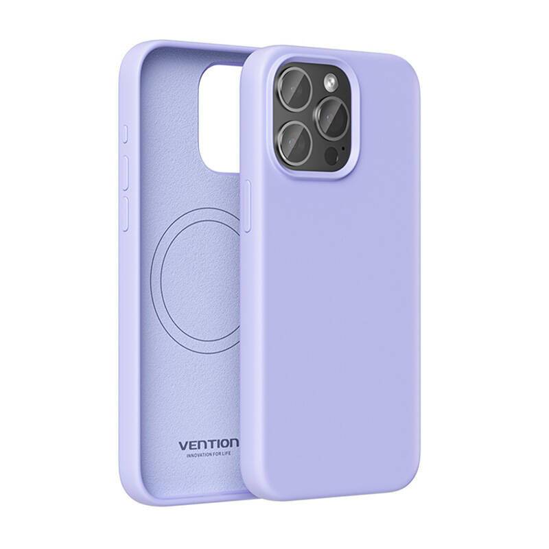 Vention - KUFV0-40 - Vention KUFV0-40 Silikonhülle per iPhone 15 Pro Max (lila)-1