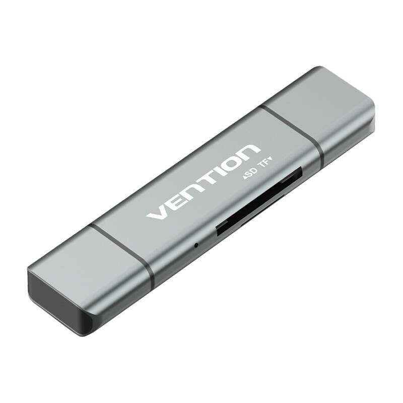 Immagine premio per Vention CCJH0 lettore di schede USB Type-A/USB Type-C/Micro-USB Grigio
