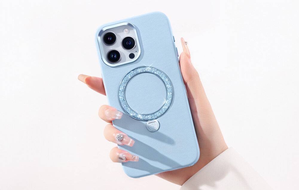 Joyroom - PN-14L2 Blue - Joyroom PN-14L2 Dancing Circle Custodia per iPhone 14 Pro (blu)-1