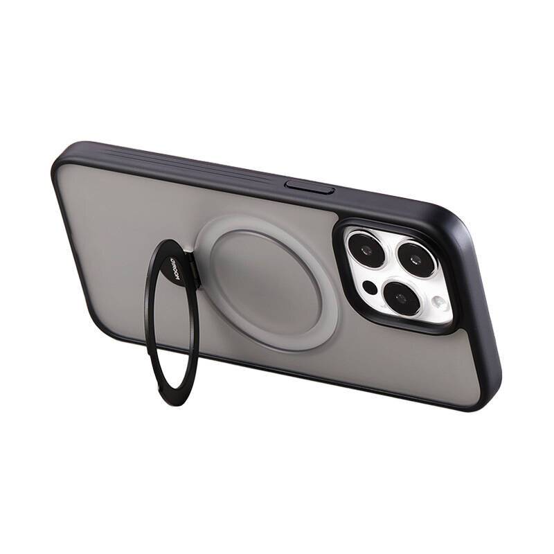 Joyroom - JR-BP004 iP 15 Pro B - Magnetische Custodia protettiva con Supporto Joyroom JR-BP004 per iPhone 15 Pro (nero)-0