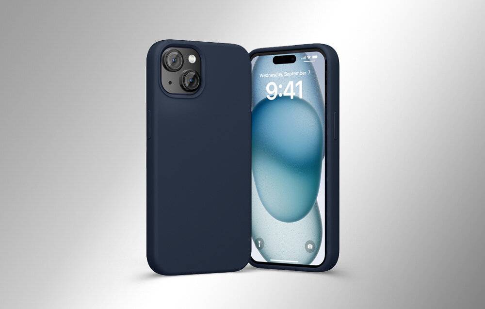 Vention - KUFL0-20 - Vention KUFL0-20 Silikonhülle per iPhone 15 Plus (blu)-1