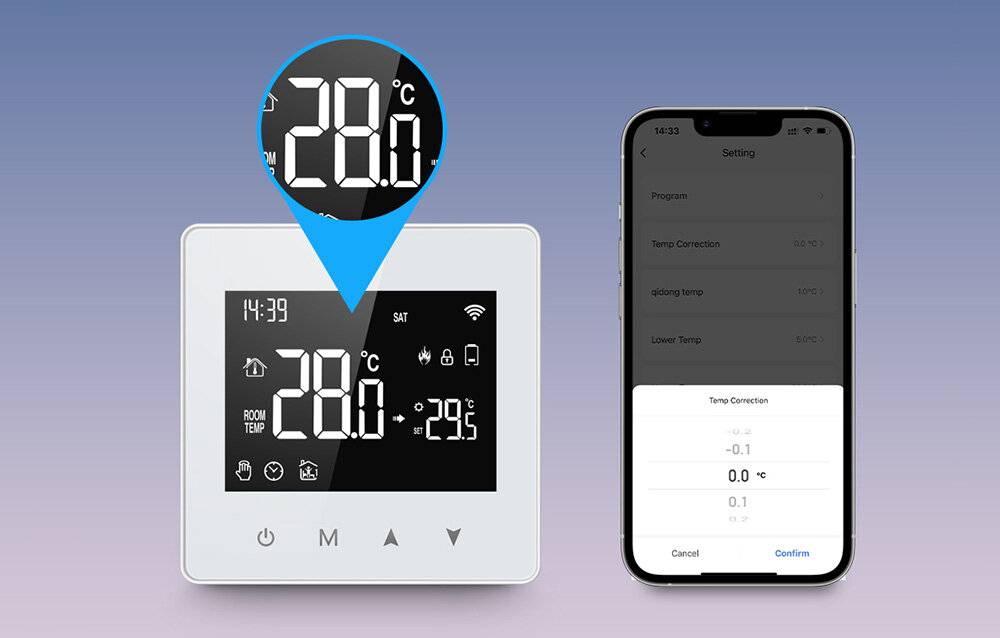 Immagine premio per Avatto - ZWT198 - Smart-Thermostat Avatto ZWT198 ZigBee TUYA