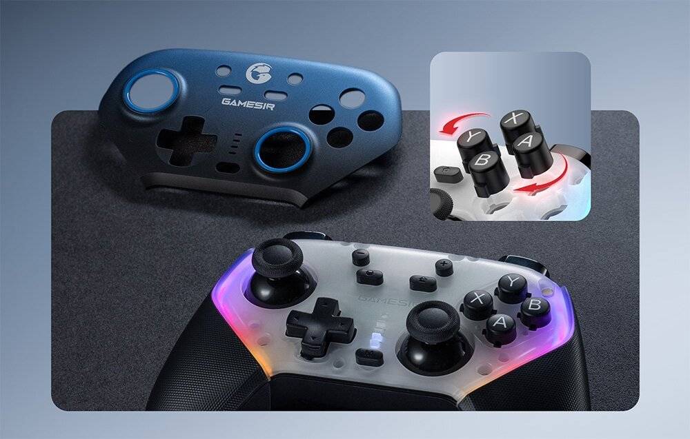 GameSir - GameSir-T4n Pro BL - GameSir SuperNova T4n Pro Wireless Controller (blu)-2