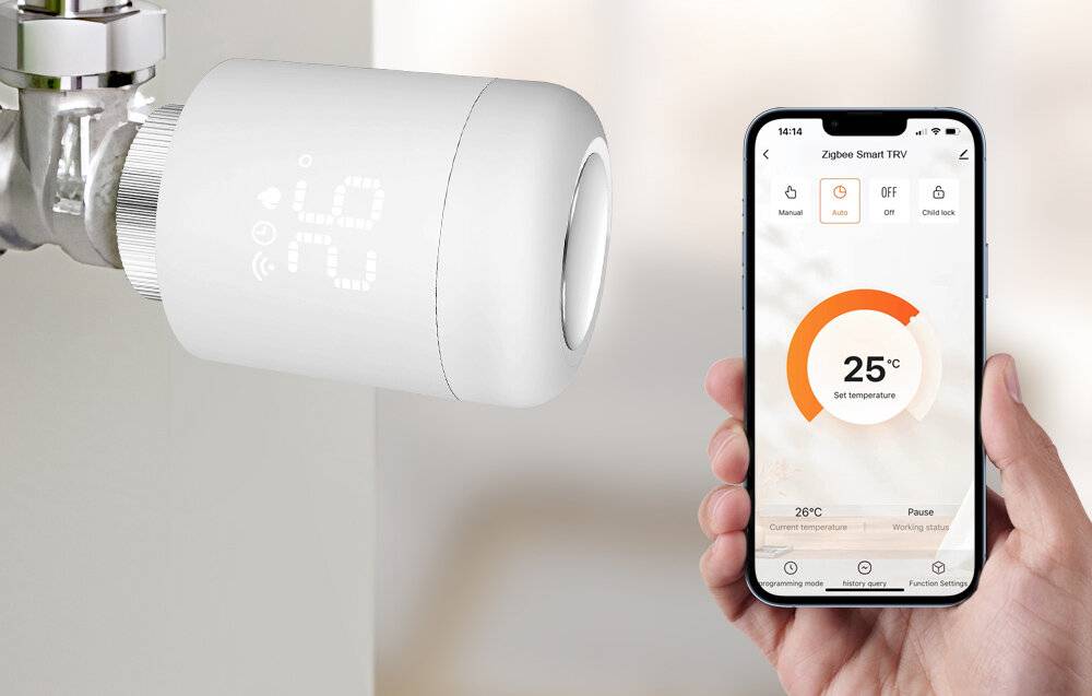 Immagine simbolo per Avatto - TRV16 zigbee - Smart Thermostat Radiator Valve Avatto TRV16 Zigbee Tuya