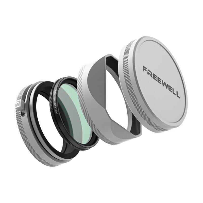 Freewell - FW-FU-XS - Freewell FujiX100 Filterset con Gegenlichtblende (argento)-0