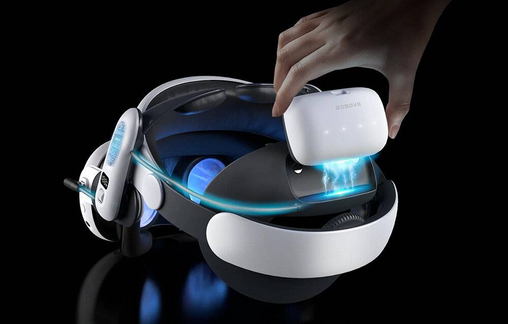 BoboVR - BOBOVR S3 PRO - BOBOVR S3 PRO Batterieentlastungsband per Meta Quest 3 / Quest 3S-6