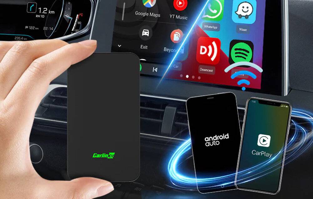 Immagine premio per Carlinkit - CPC200-2AIR - Carlinkit 2AIR Wireless Adattatore Apple Carplay/Android Auto (nero)