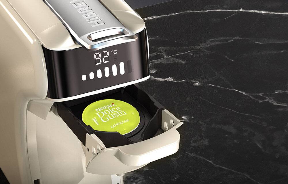 Immagine premio per HiBREW - H1B-white - HiBREW 5-in-1-Kapselkaffeemaschine H1B-bianco (bianco)