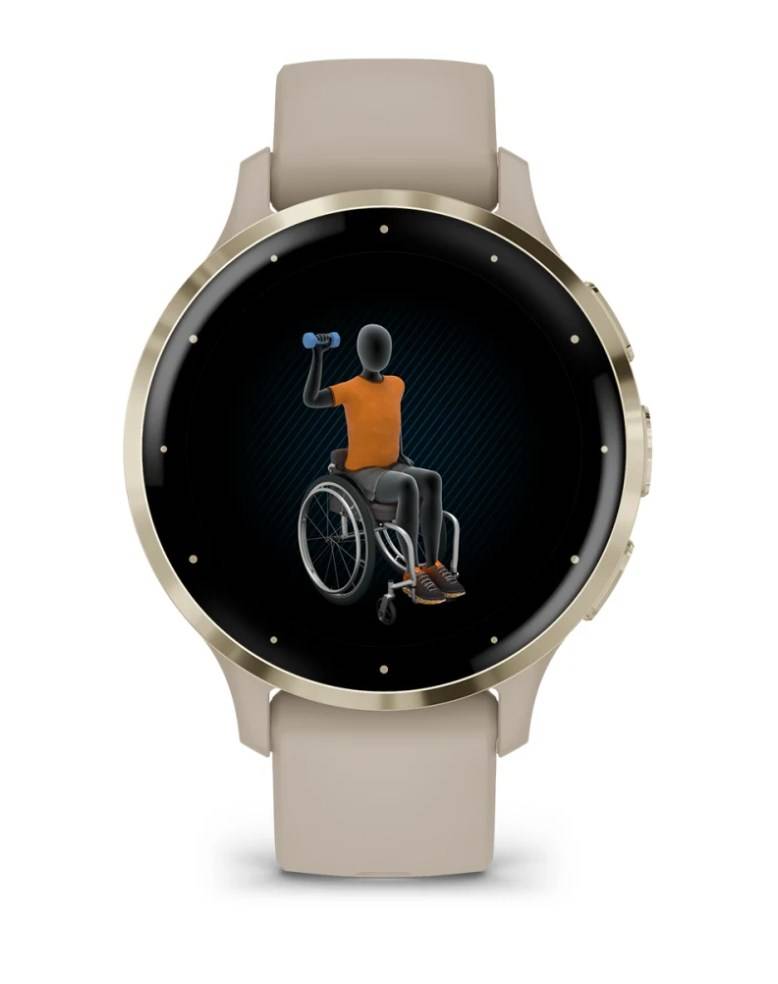 GARMIN Venu 3S -41mm - French-Gray/Softgold-6