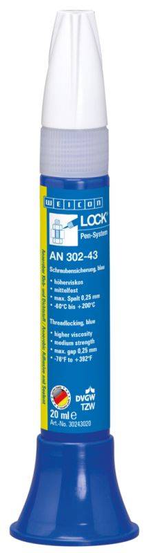 Sigillanti per viti e filetti WEICON 30243020 WEICONLOCK® AN 302-43 20 ml Threadlocking-0