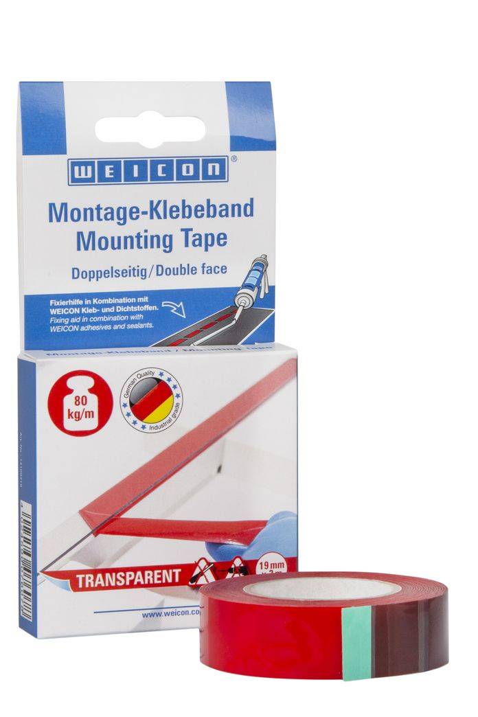 Nastri adesivi WEICON 14100319 Mounting Tape Transparent 3 m-0