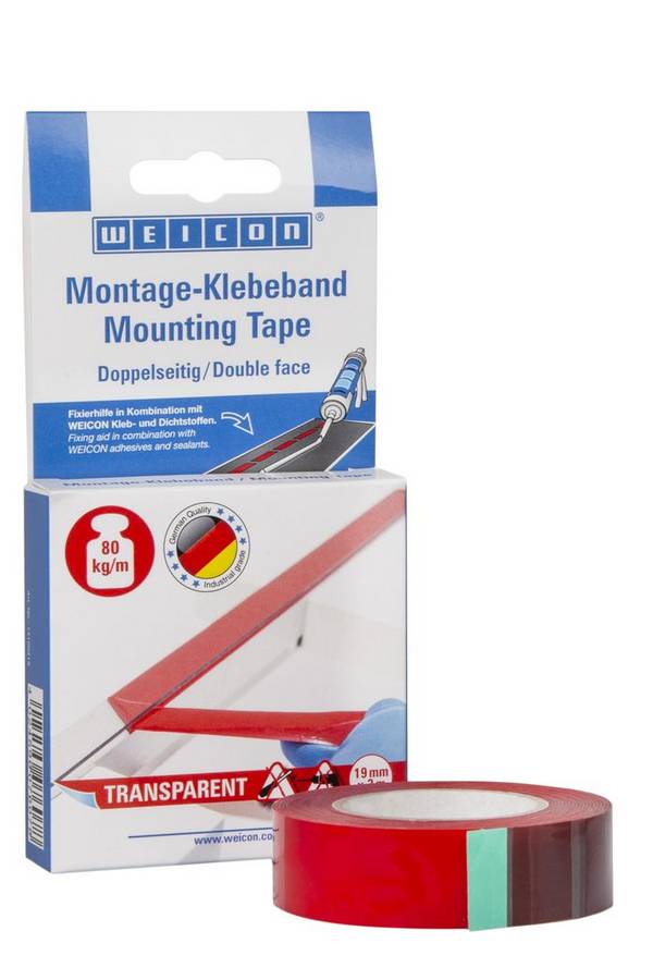 Nastri adesivi WEICON 14100319 Mounting Tape Transparent 3 m