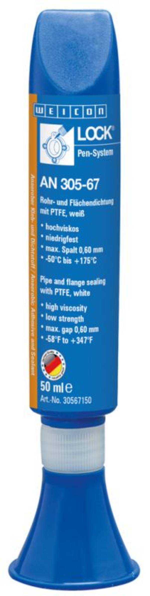 Sigillanti per viti e filetti WEICON 30567150 WEICONLOCK® AN 305-67 50 ml Pipe and Flange Sealing