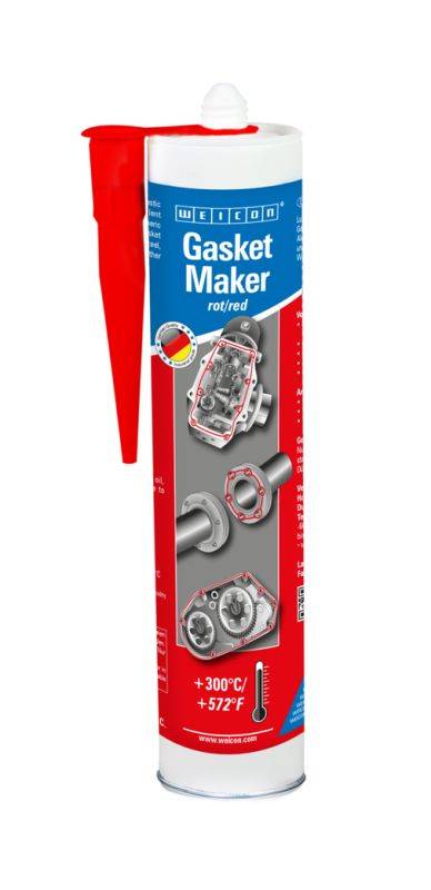 Sigillanti per viti e filetti WEICON 30100310 Gasket Maker 310 ml red-0