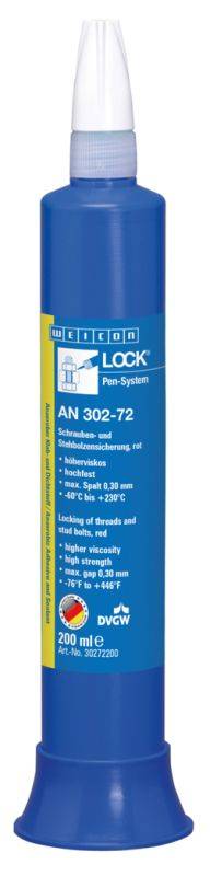 Sigillanti per viti e filetti WEICON 30272200 WEICONLOCK® AN 302-72 200 ml Locking of Threads&Stud Bolts-0