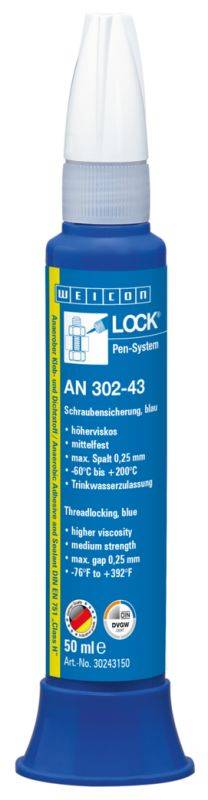 Sigillanti per viti e filetti WEICON 30243150 WEICONLOCK® AN 302-43 50 ml Threadlocking-0