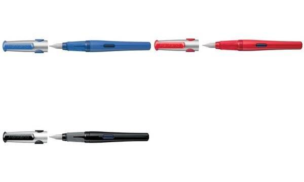 Pelikan Füllhalter Pelikano Original P480F, blau ergonomische Soft-Griffzone, Edelstahlfeder mit Iridiumkorn, - 1 Stück-1