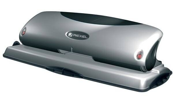 P425 PERFORATORE P425 Perforatore 4 fori fissi argento/blu-2
