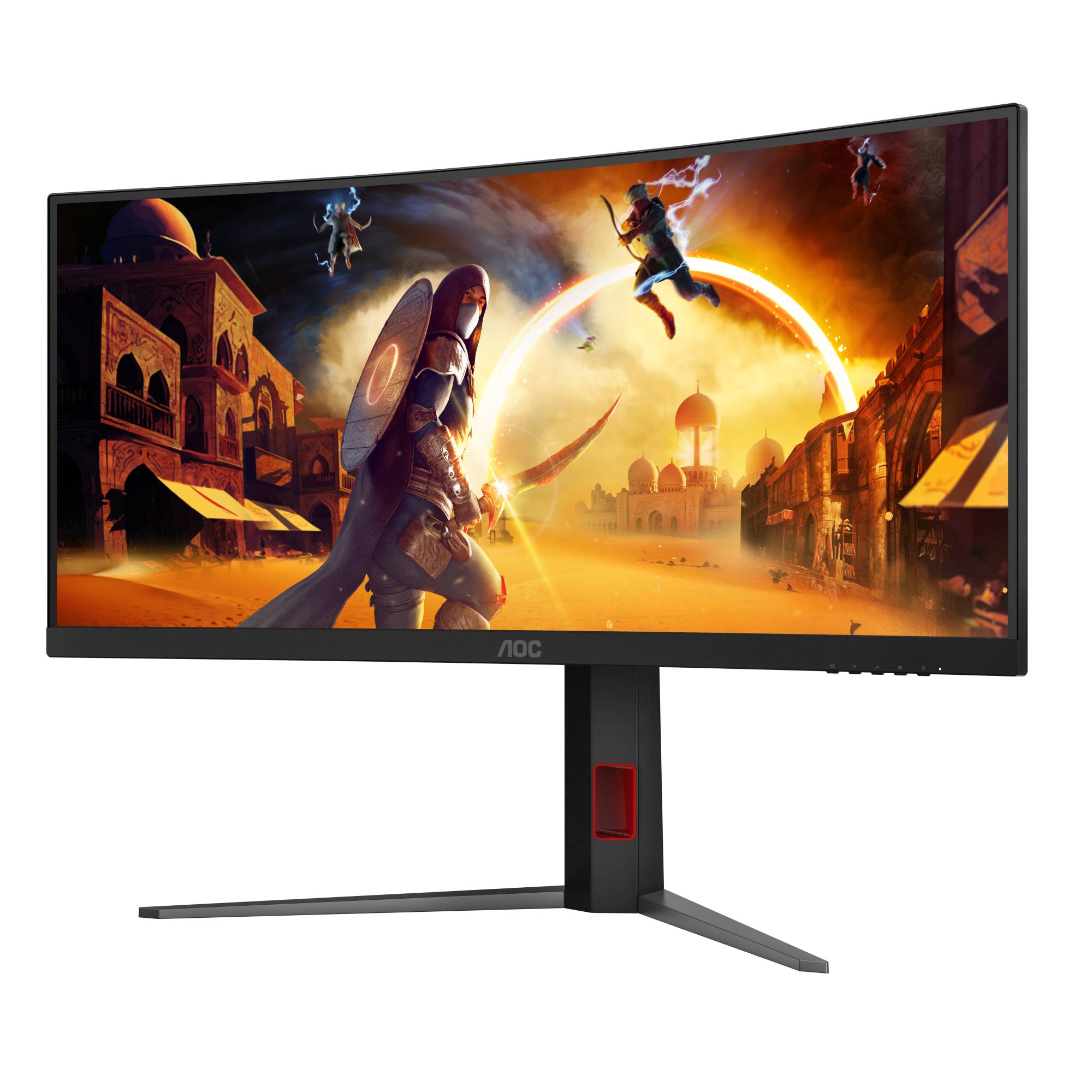 AOC G4 CU34G4Z Monitor PC 86.4 cm (34) 3440 x 1440 Pixel Wide Quad HD LED Nero. Rosso-4