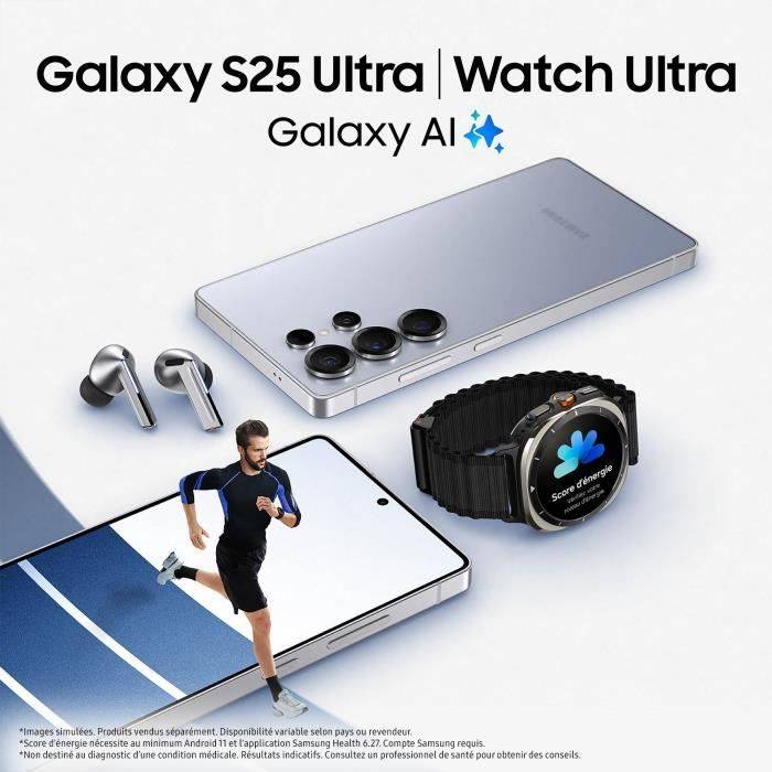 Samsung galaxy s25 ultra 17,5 cm (6.9\) doppia sim android 15 5g usb tipo-c 12 gb 256 gb 5000 mah blu, argento-5