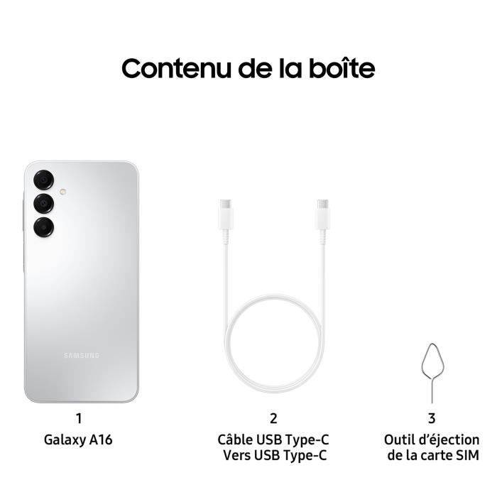 SAMSUNG SM-A165F Galaxy A16 Dual Sim 4+128GB grey DE-3