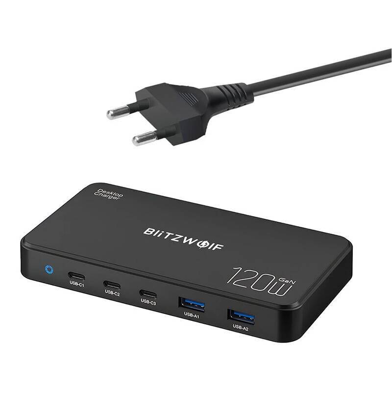Blitzwolf - BW-i100 - Netzladegerät Blitzwolf BW-i100 5-in-1 120 W-0
