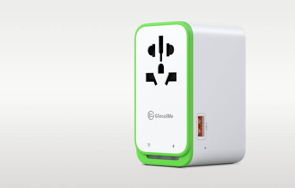 GlocalMe - Roamplug white - Adattatore Roamplug con 4G/LTE-WLAN-Hotspot GlocalMe-1