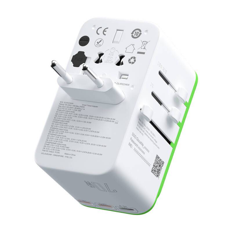 GlocalMe - Roamplug white - Adattatore Roamplug con 4G/LTE-WLAN-Hotspot GlocalMe-2
