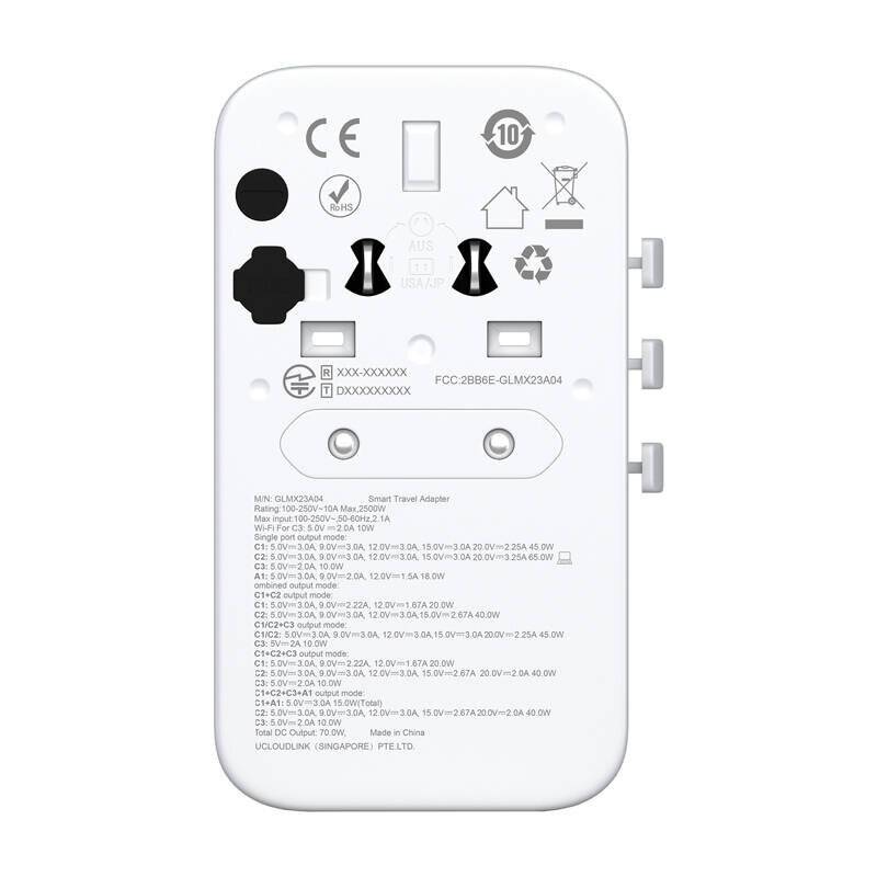 Immagine simbolo per GlocalMe - Roamplug white - Adattatore Roamplug con 4G/LTE-WLAN-Hotspot GlocalMe