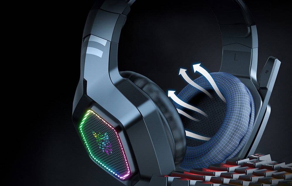 Immagine premio per ONIKUMA - K10B - ONIKUMA K10 Gaming-Cuffie (nero)