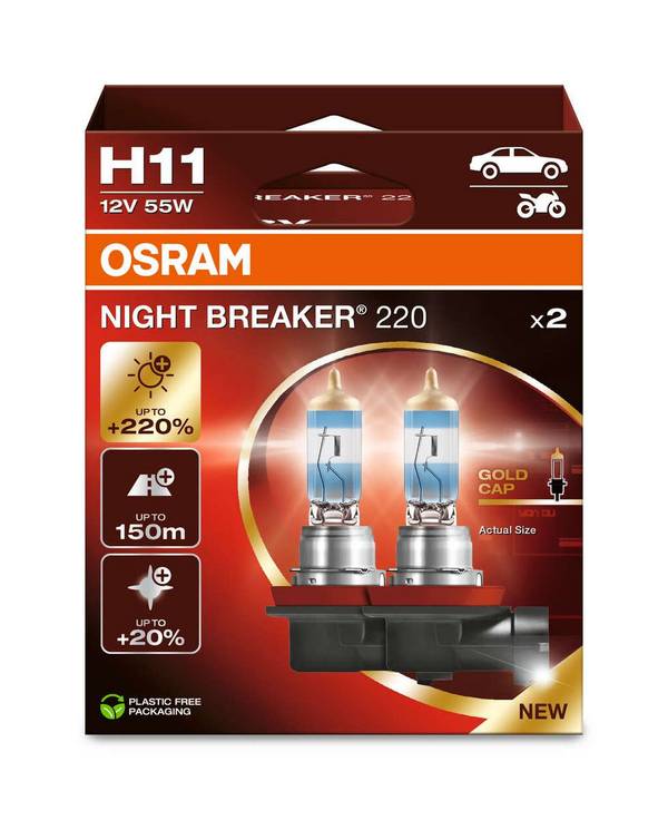 OSRAM - 64211NB220-2HB - 64211NB220-HB 55W 12V PGJ19-2 HCB2OSRAM
