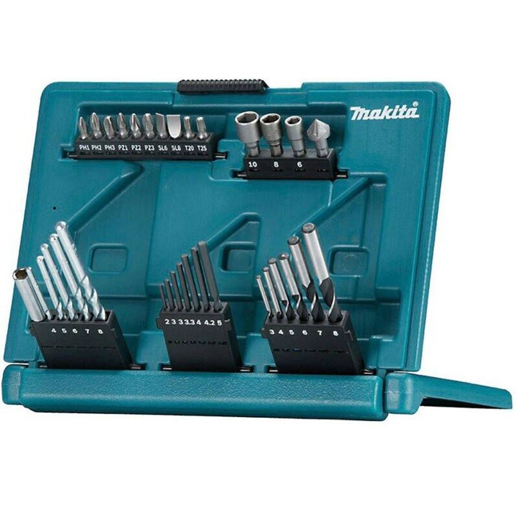 KIT 33 PEZZI MISTI PUNTE ED INSERTI MAKITA PER AVVITATORE B-49389-1