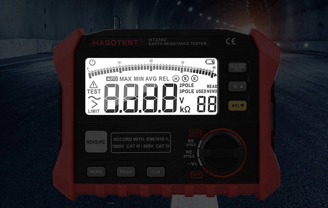 Habotest - HT2302 - Erdungswiderstandsmessgerät Habotest HT2302-3