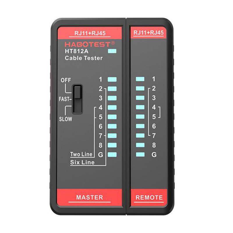 Habotest - HT812A - RJ11/RJ45-Netzwerkkabel-Tester Habotest HT812A-0