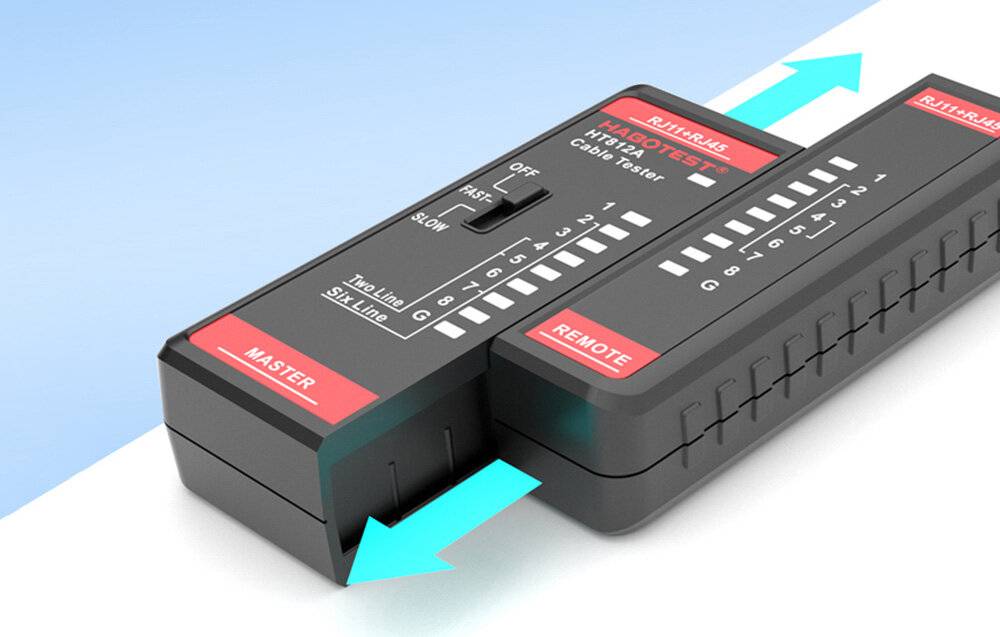 Immagine premio per Habotest - HT812A - RJ11/RJ45-Netzwerkkabel-Tester Habotest HT812A
