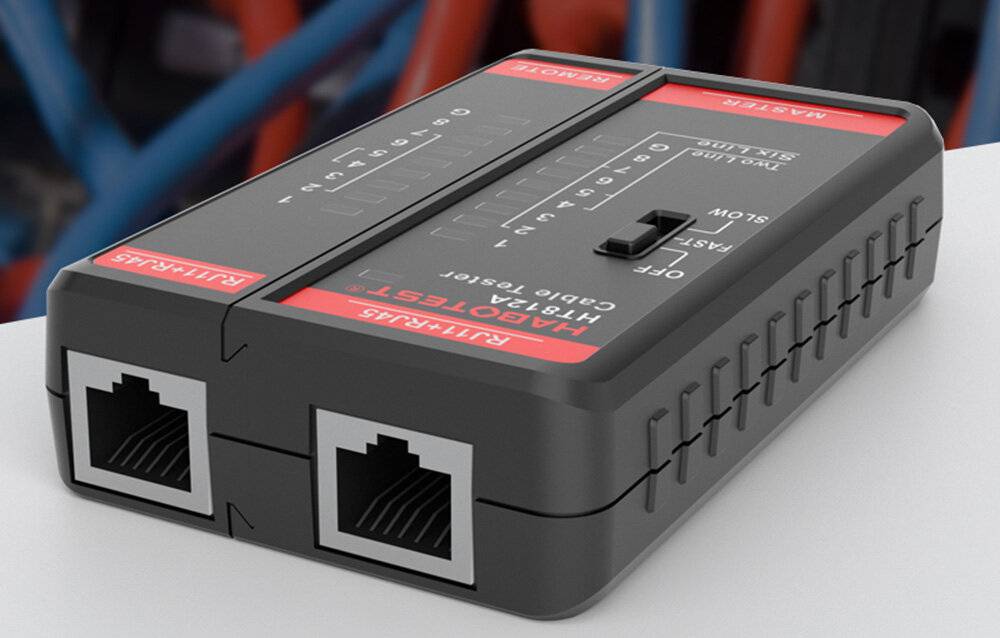 Habotest - HT812A - RJ11/RJ45-Netzwerkkabel-Tester Habotest HT812A-1