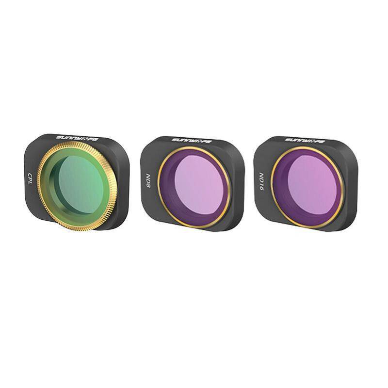 SUNNYLIFE - MM3-FI415 - Set con 3 Filtern CPL+ND8+ND16 Sunnylife per DJI Mini 3 Pro (MM3-FI415)-2