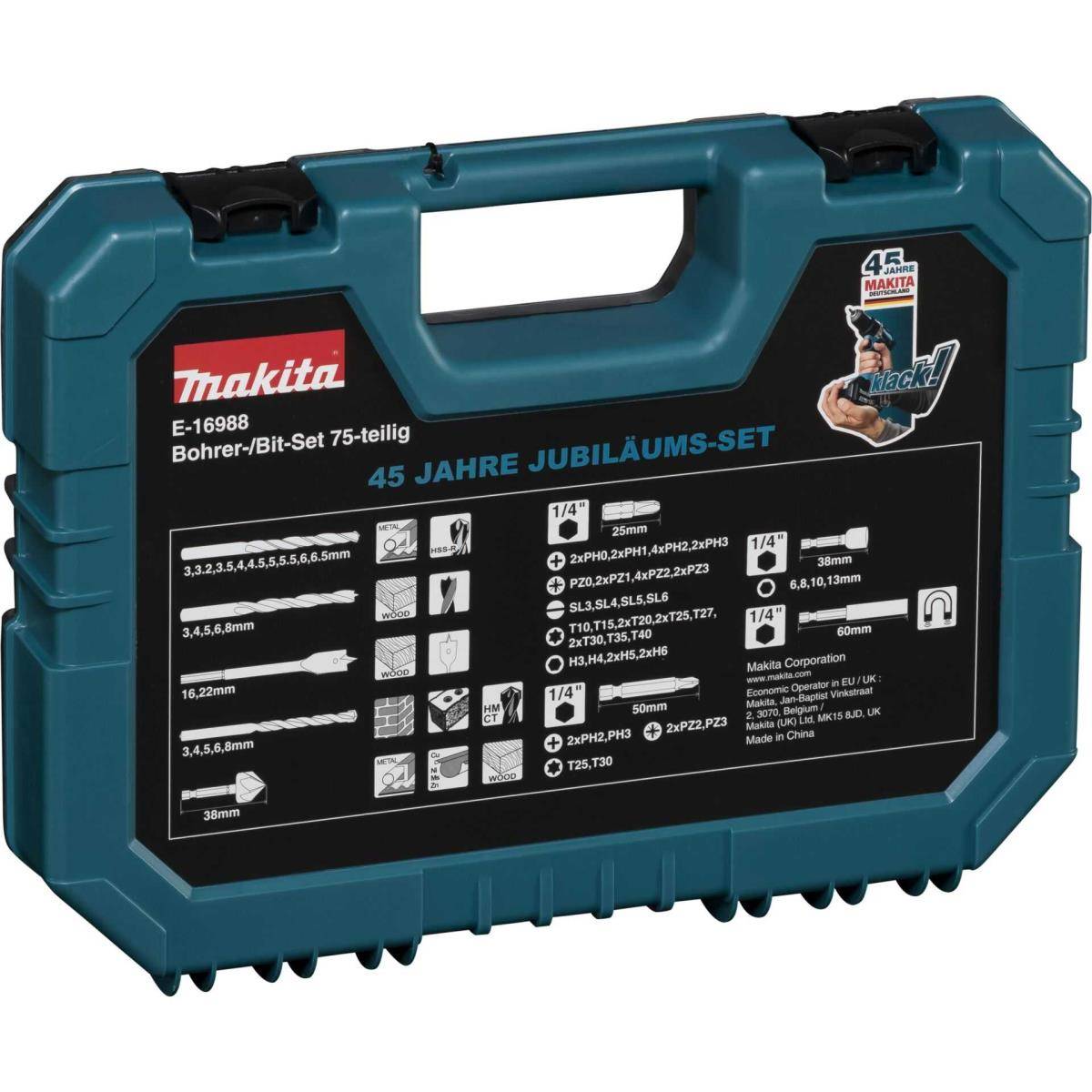 Makita - Schraubenziehersatz - 75 Stücke - torx, phillips, pozidriv, hex, slot (E-16988)-2