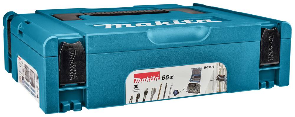 BOHRER- UND BITSET 65-TEILIG KOFFER B-69478 MAKITA (B-69478)-0