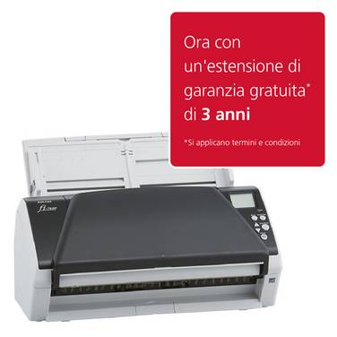 Ricoh fi-7480 Scanner ADF 600 x 600 DPI A3 Grigio, Bianco (PA03710-B001)