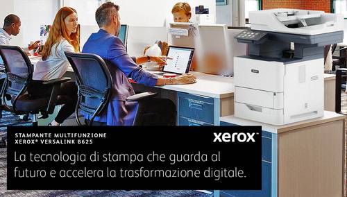 Xerox VersaLink B625 A4 61 ppm Copia/Stampa/Scansione/Fax F/R PS3 PCL5e/6 2 vassoi 650 fogli (B625V_DN)-0