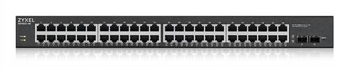 l GS1900-48HPv2 Gestito L2 Gigabit Ethernet (10/100/1000) Supporto Power over Ethernet (PoE) Nero (GS190048HPV2-EU0101F)-0