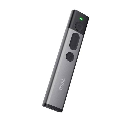 Trust Kazun puntatore wireless RF Alluminio, Nero (23333)-0