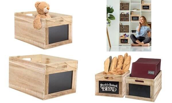Cassetta portamenU' con lavagna - 21x33x24,2 cm - Securit-2