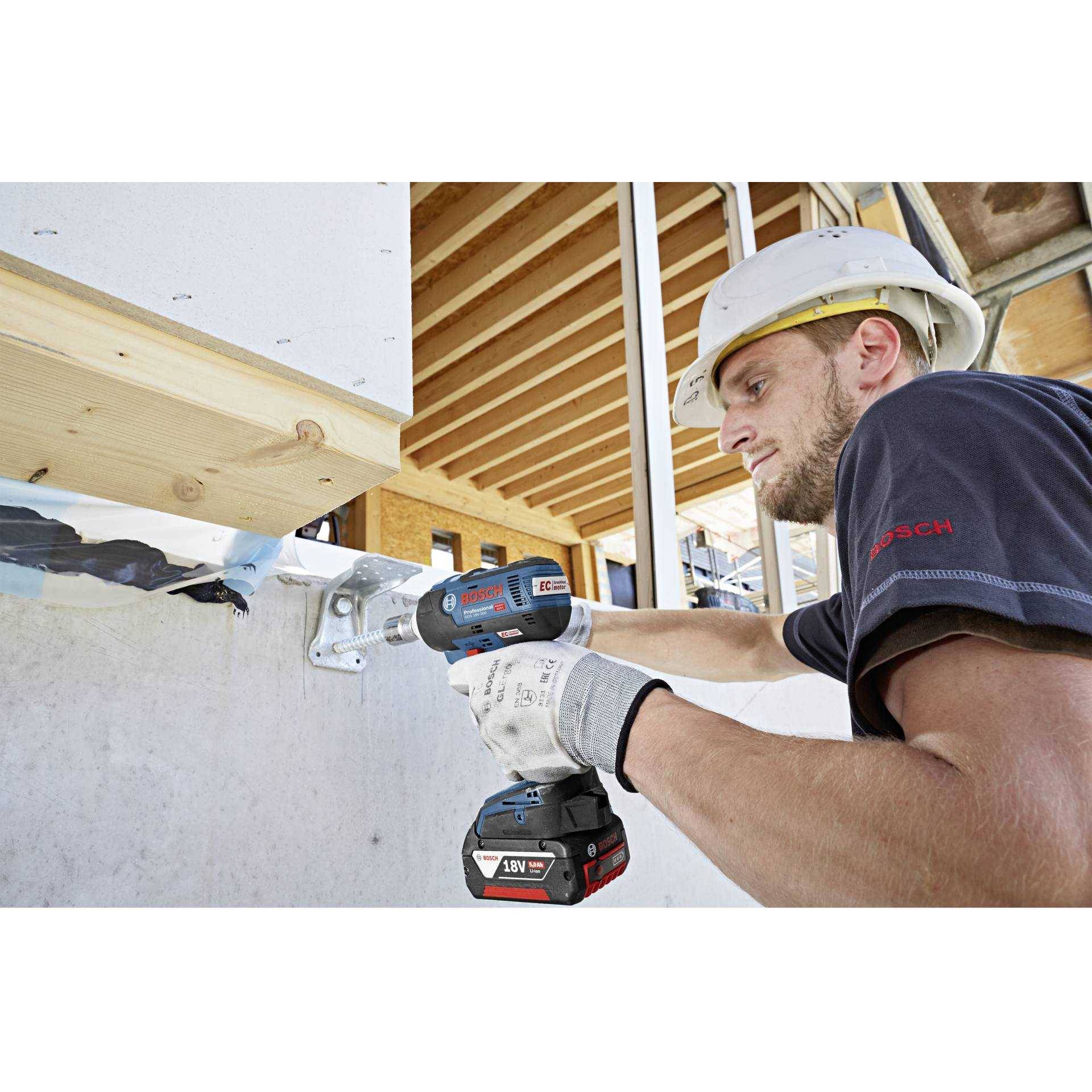 Bosch Professional GDS 18V-300 Solo 06019D8201 Avvitatore ad impulsi a batteria 300 Nm 18 V Quantità di batterie ricaric-4