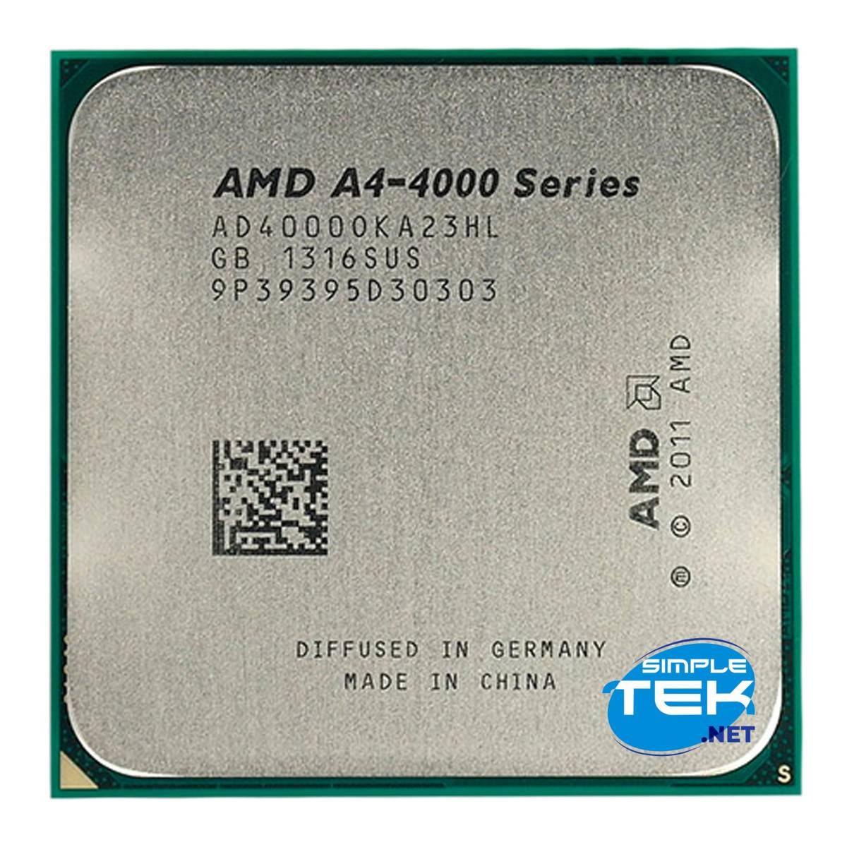 Amd A4-4000 Processore 3,00ghz 2c/2t 65w Tdp Socket Fm2 Ad4000oka23hl Cpu-0