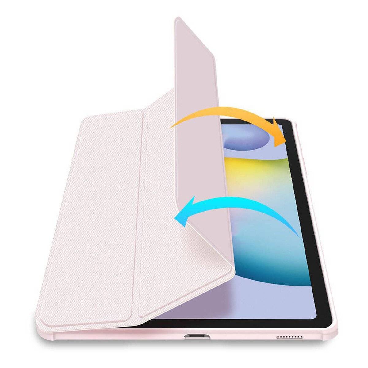 Custodia per tablet Dux Ducis Toby con funzione di supporto compatibile con Samsung Galaxy Tab A11 rosa-2