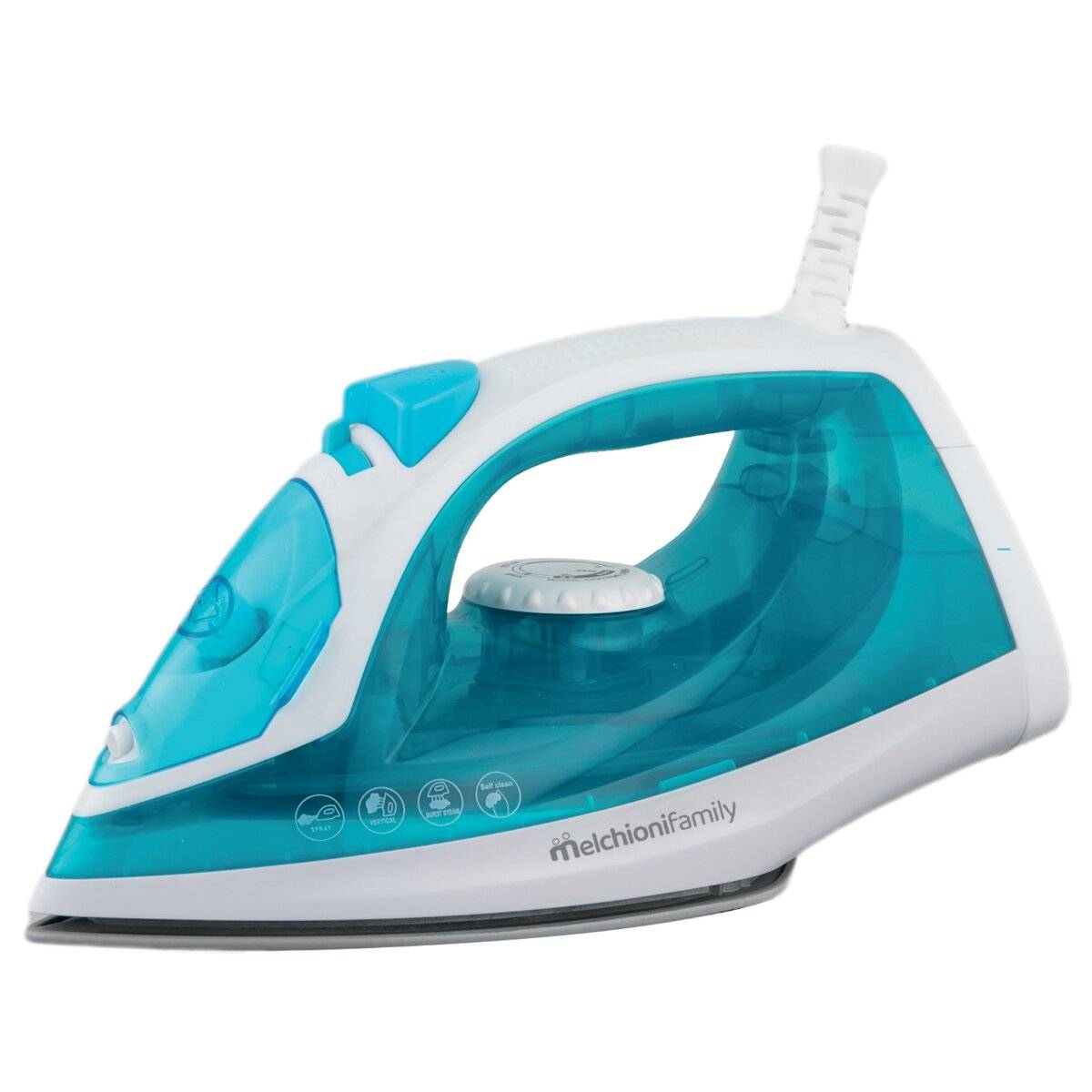 Ferro da stiro a vapore Melchioni Family STIRETTO con piastra in ceramica – 1800 W-0