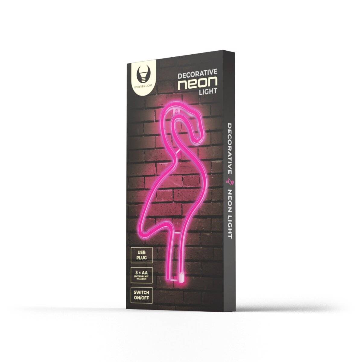 Luce LED al neon Forever Light Flamingo Rosa – FLNE18-4