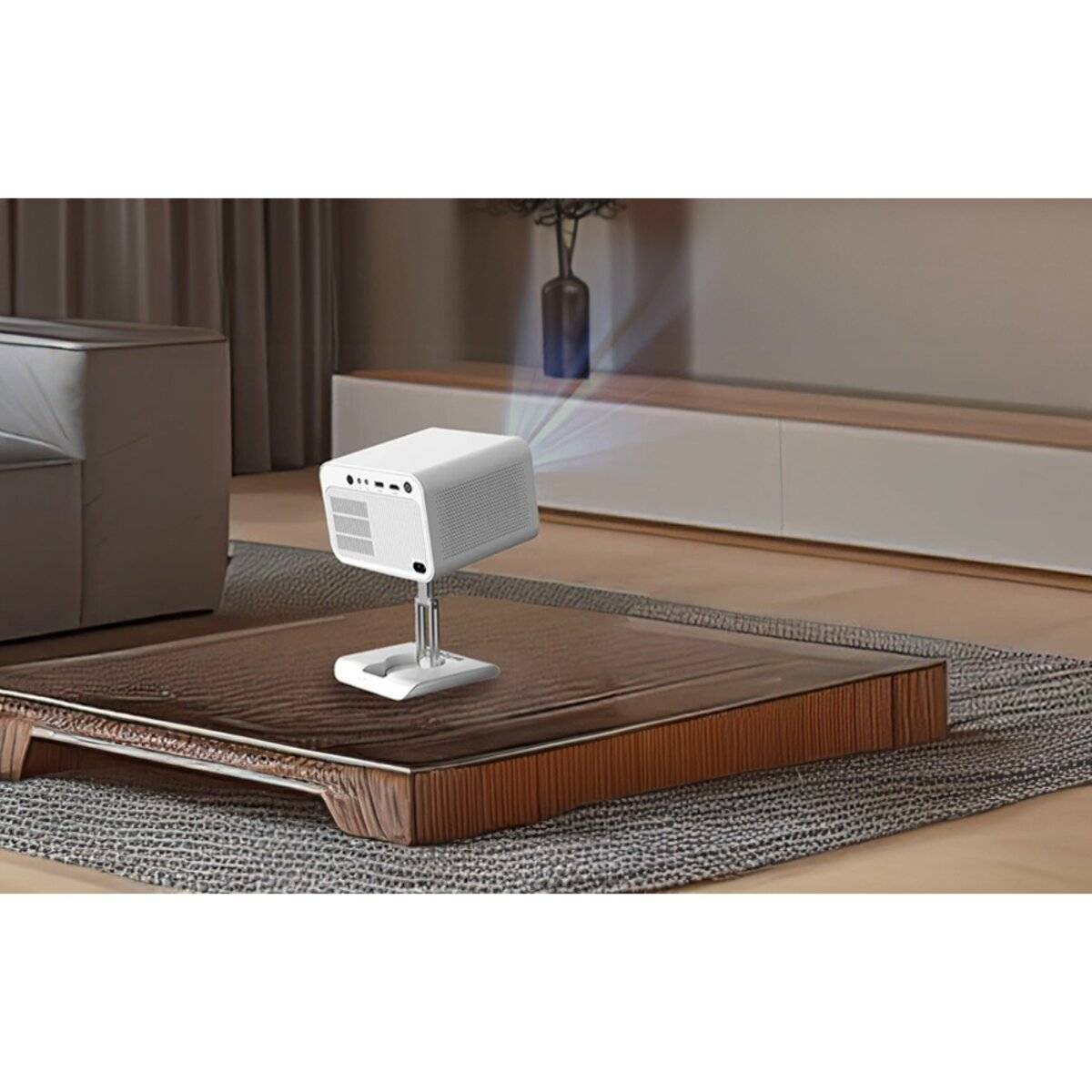 Supporto per proiettore BlitzWolf BW-VF4, girevole a 360°, regolabile, con filettatura da 1/4" (bianco)-2